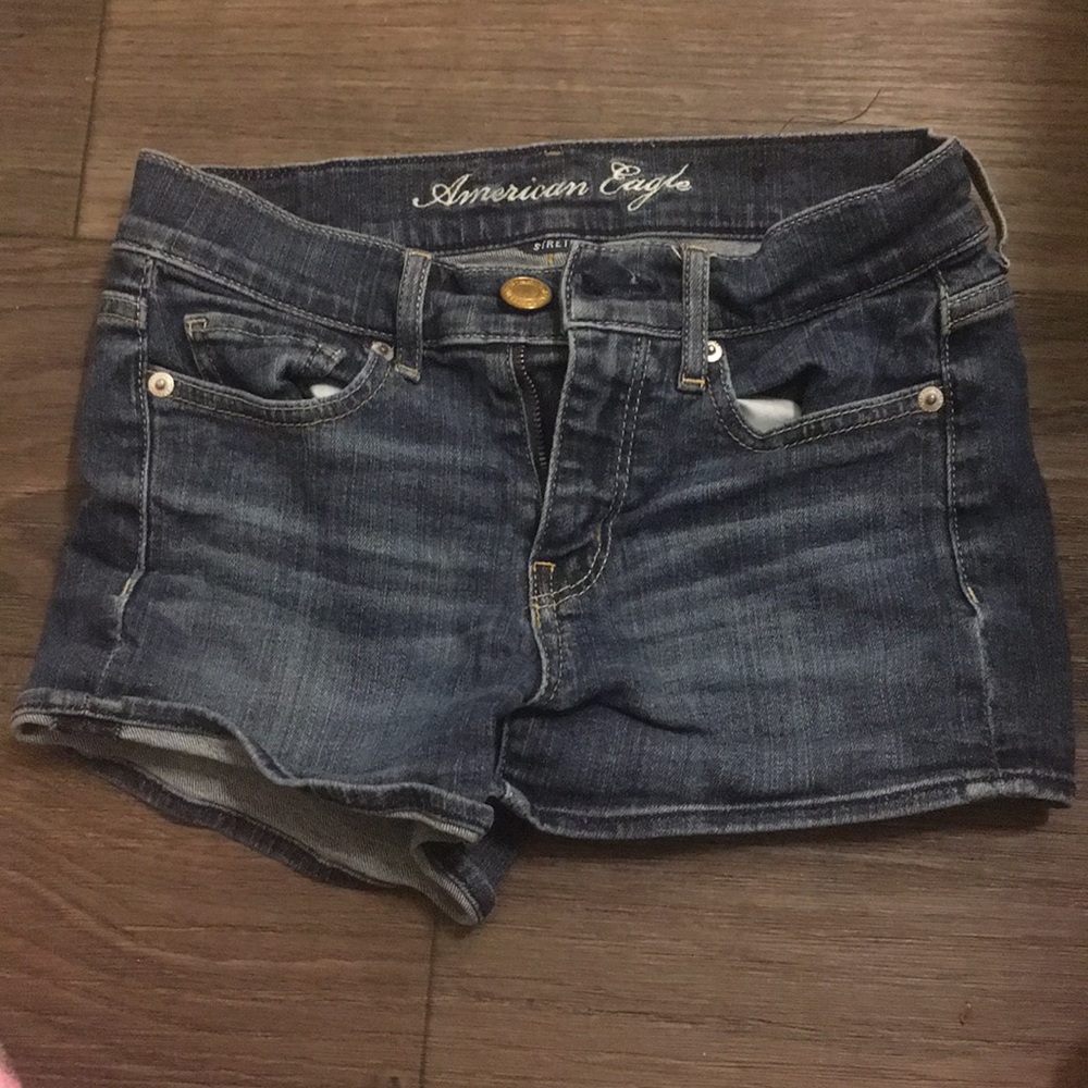 Dark wash Jean shorts